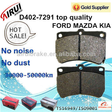 D402-7291 top quality brake pads car for FORD MAZDA KIA